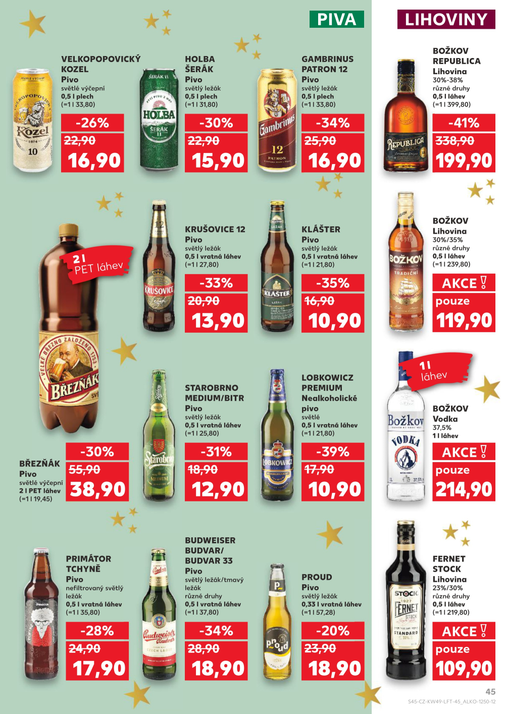 Leták Kaufland leták Opava - Kateřinky - strana 45