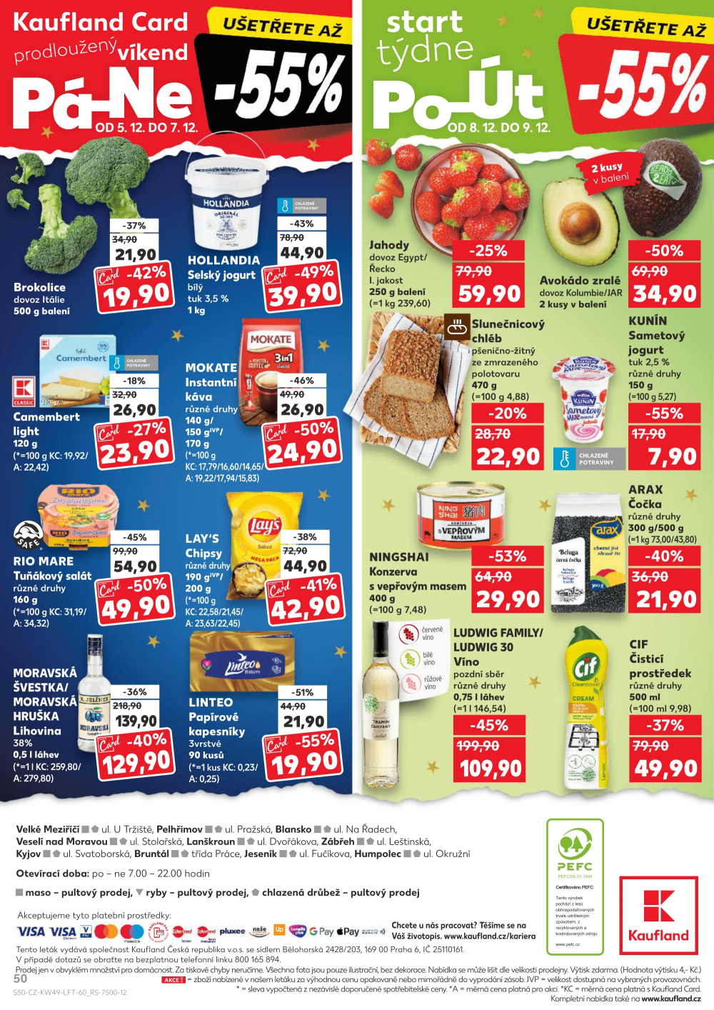 Leták Kaufland leták Jeseník - strana 50