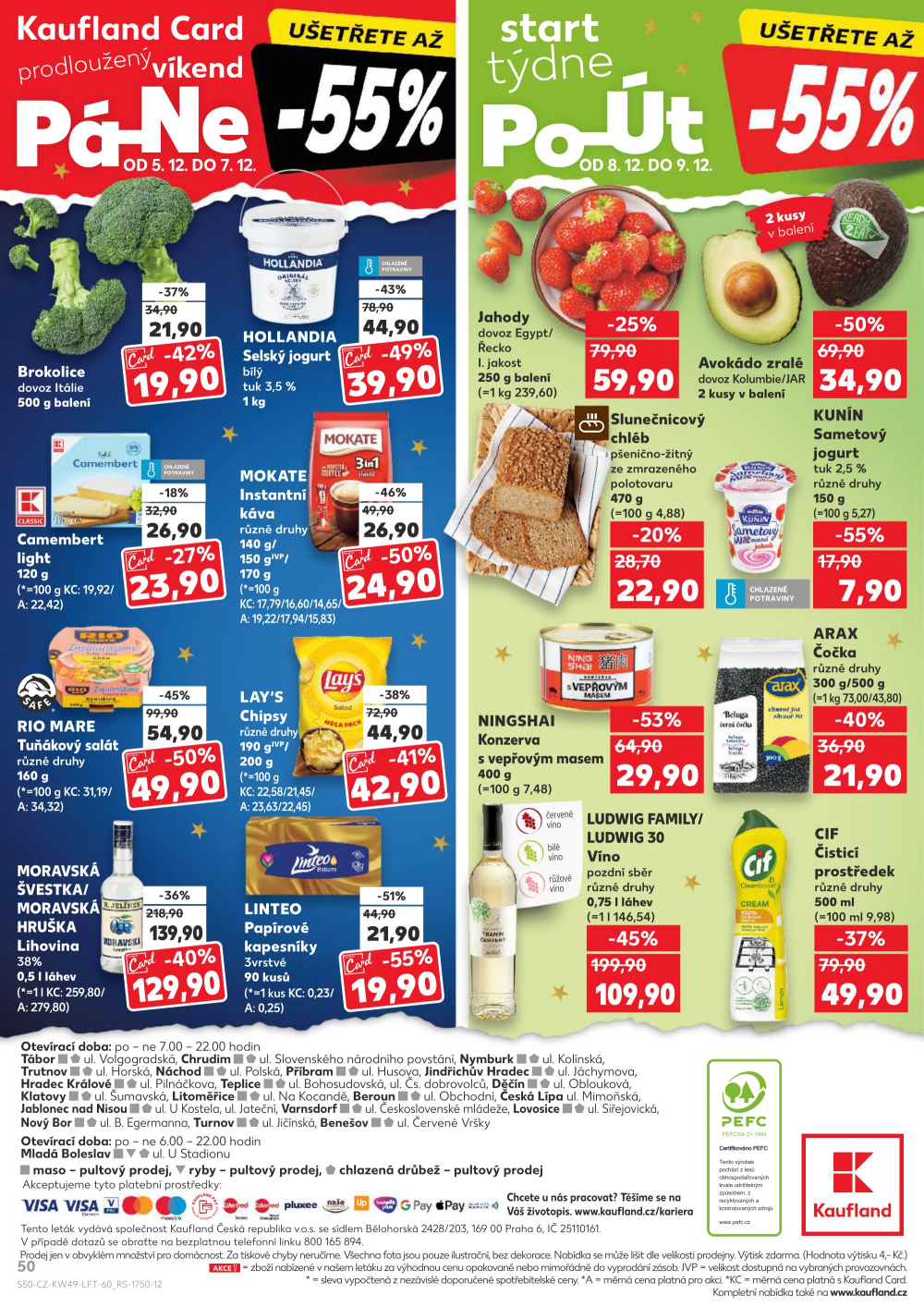 Leták Kaufland leták Jindřichův Hradec - strana 50