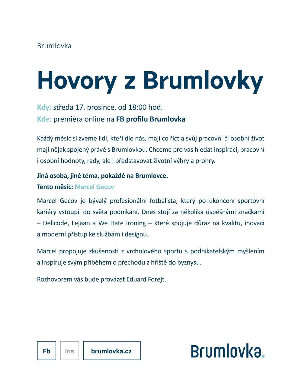 Leták eBrumlovka magazín - strana 18