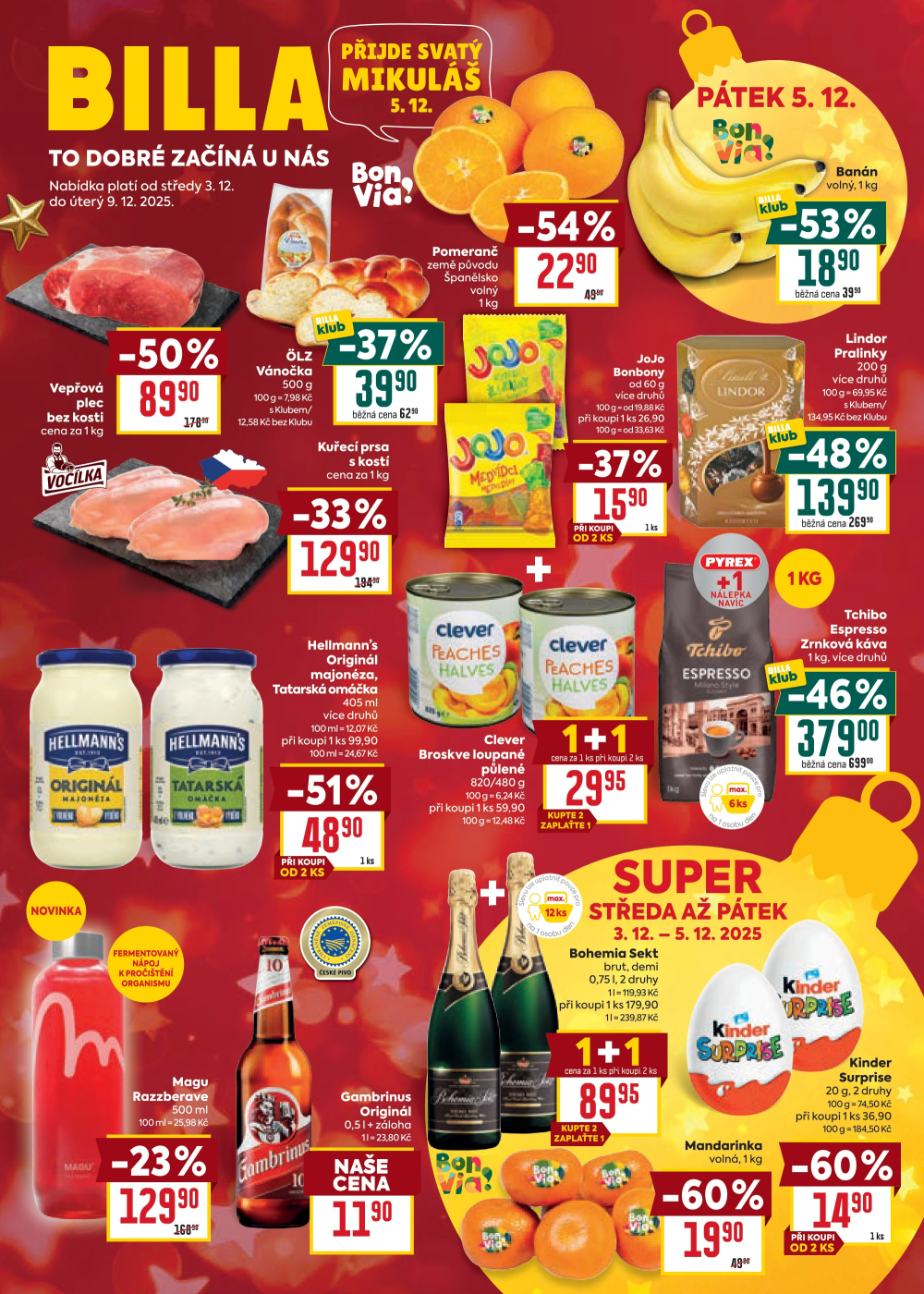 Leták BILLA malý leták - strana 1