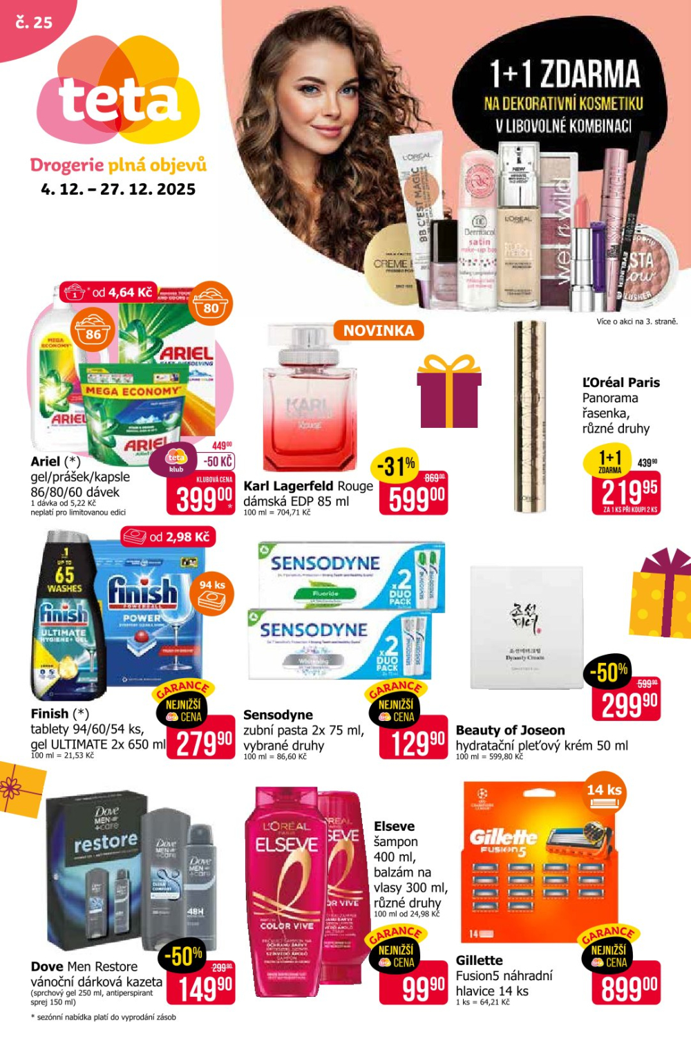 Leták Teta drogerie leták - strana 1