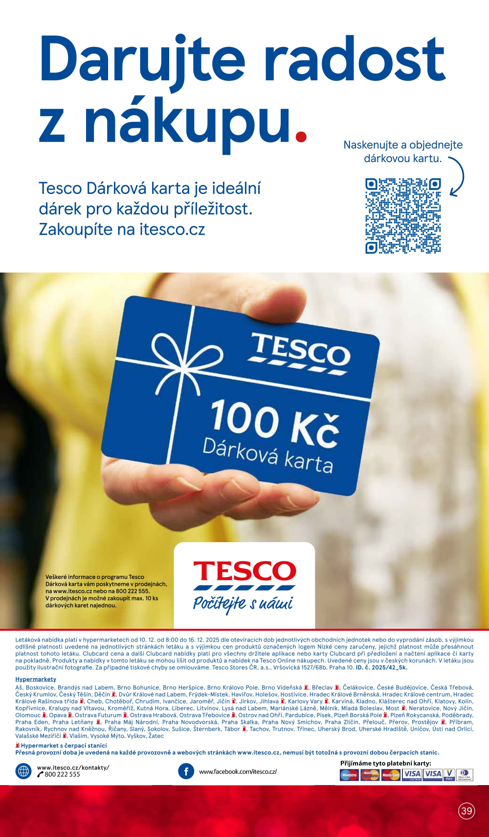 Leták Tesco hypermarket leták - strana 39