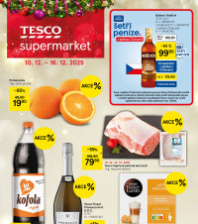 Akční leták Tesco supermarket 