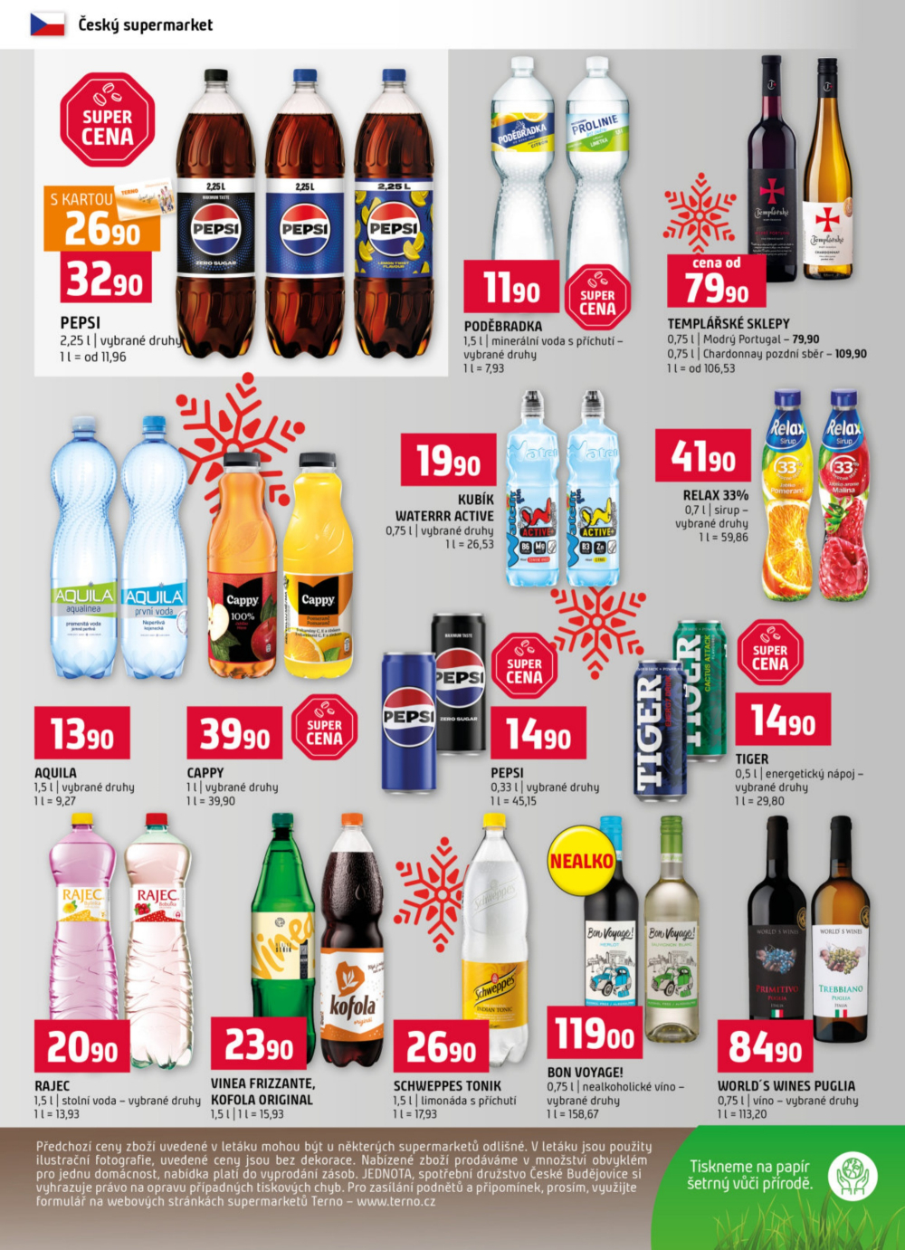Leták Terno leták - Zlín, Strakonice, Blatná, Tábor, Český Krumlov, Prachatice - strana 12