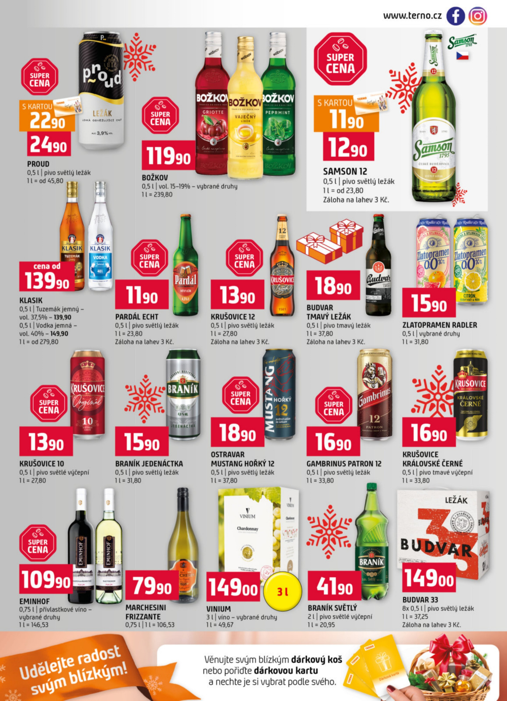 Leták Terno leták - Zlín, Strakonice, Blatná, Tábor, Český Krumlov, Prachatice - strana 13