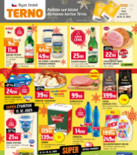 Akční leták Terno  - Zlín, Strakonice, Blatná, Tábor, Český Krumlov, Prachatice