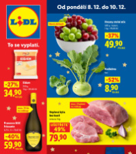 Akční leták Lidl  od pondělí