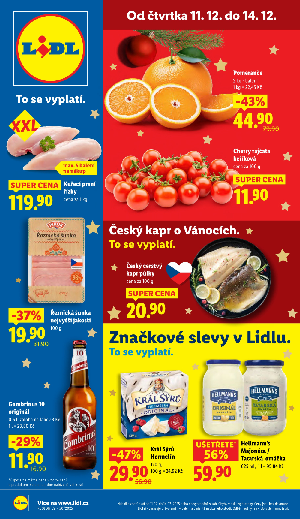 Leták Lidl leták od čtvrtka - strana 1