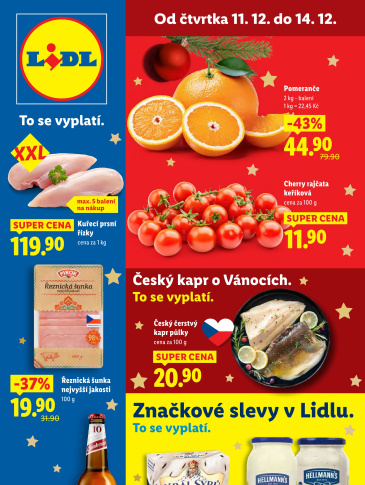 Lidl leták od čtvrtka