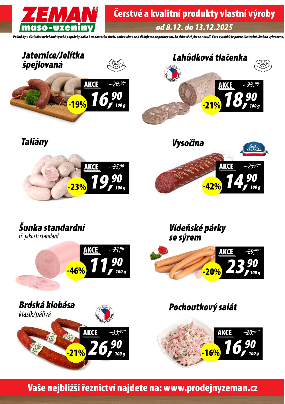 Leták ZEMAN maso - uzeniny leták - strana 2