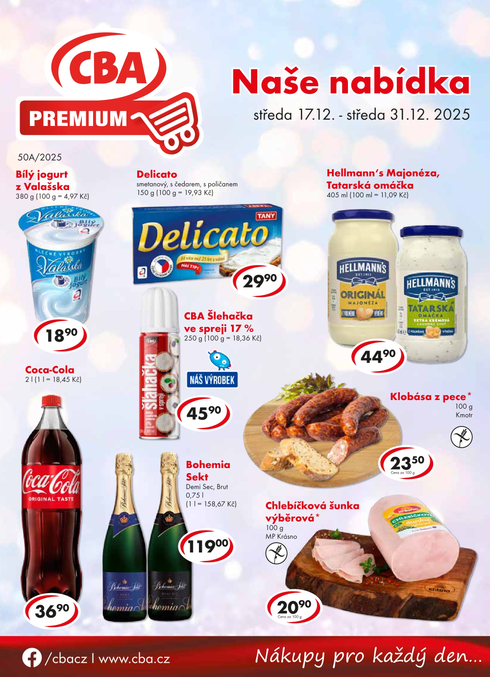 Leták CBA Premium leták - strana 1