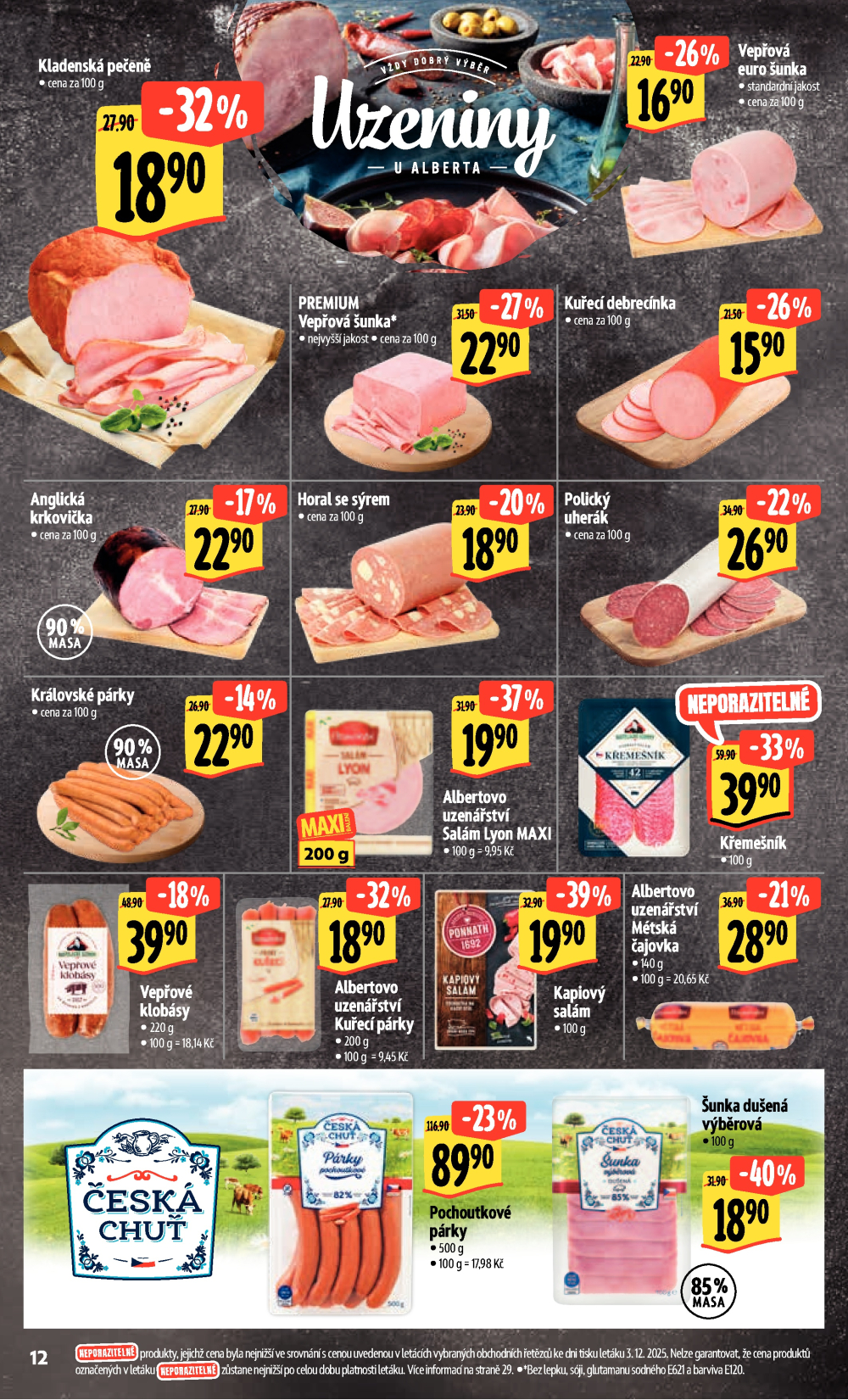 Leták Albert Hypermarket leták - Šumperk, Vřesová - strana 28