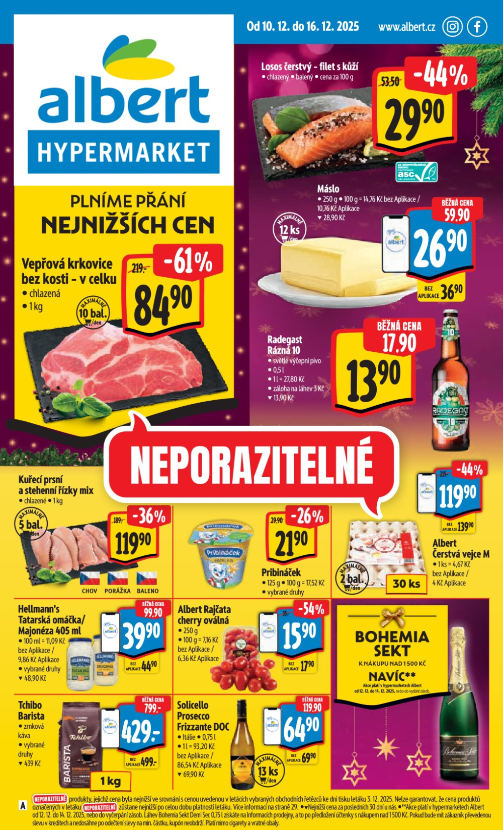 Leták Albert Hypermarket leták - strana 1