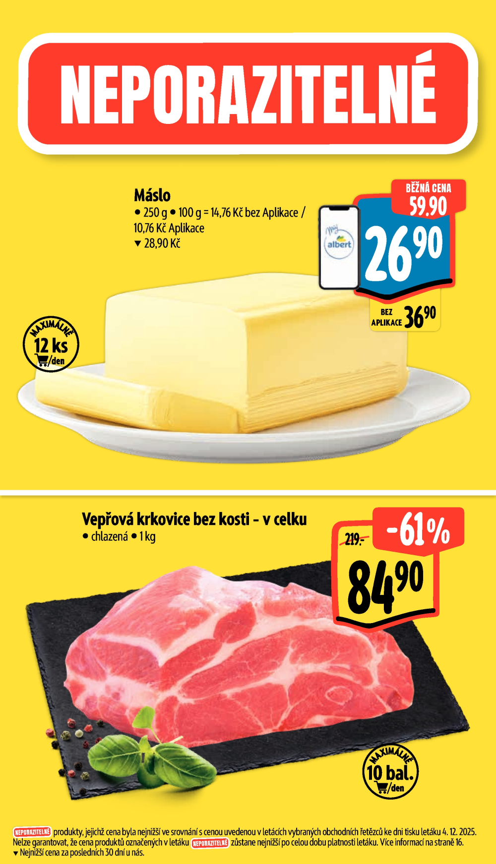 Leták Albert Supermarket leták - Jihlava, Březinova - strana 2