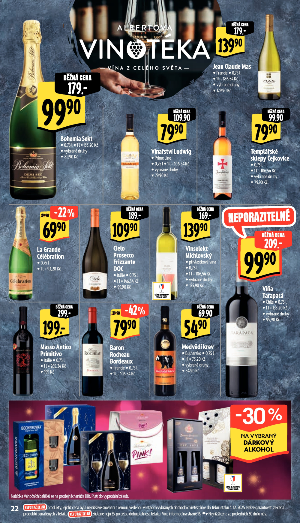 Leták Albert Supermarket leták - Jihlava, Březinova - strana 30