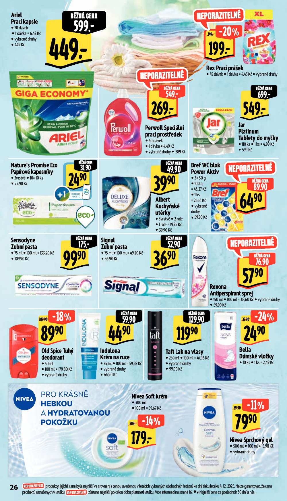 Leták Albert Supermarket leták - Jihlava, Březinova - strana 34