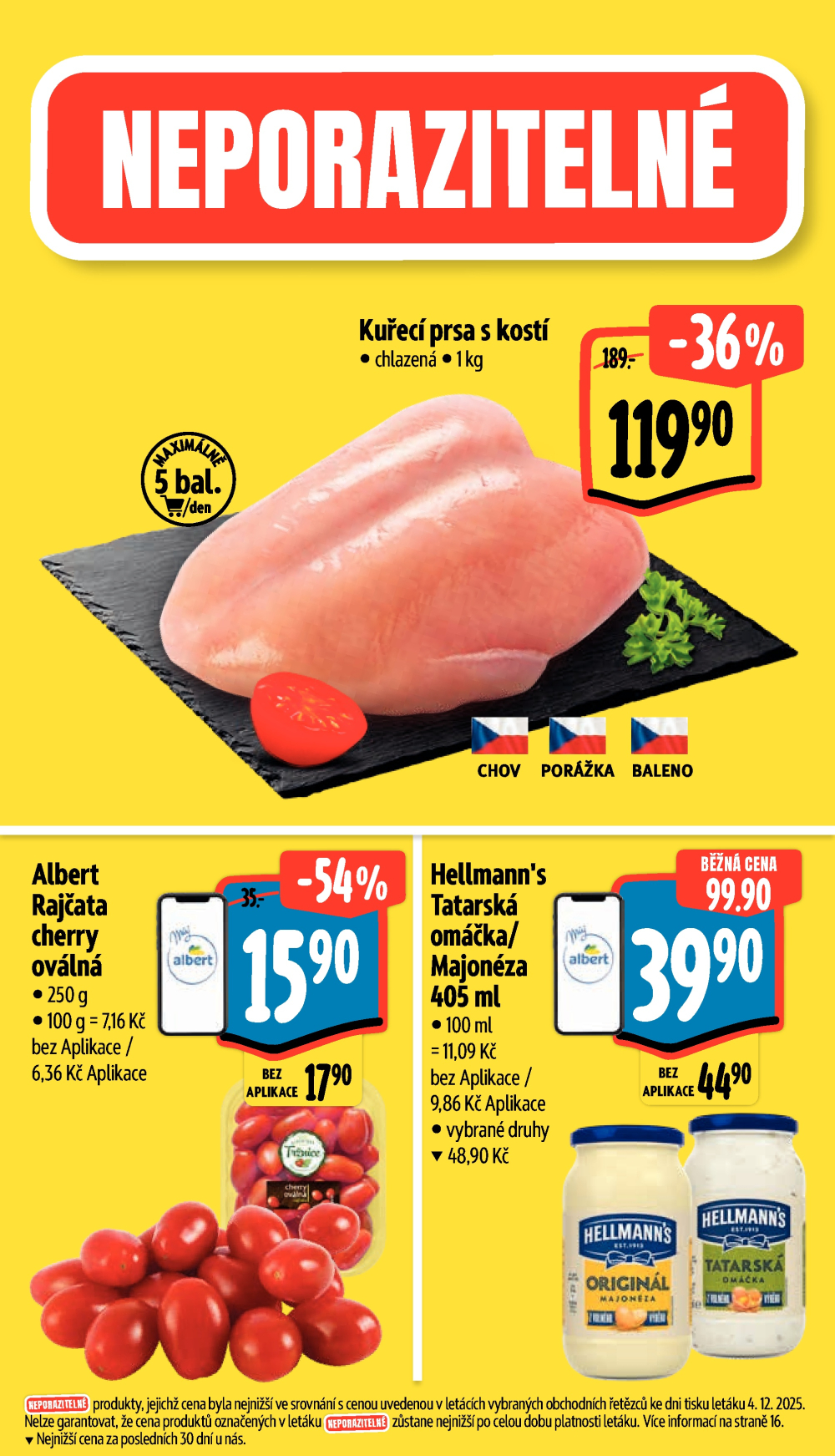 Leták Albert Supermarket leták - Jihlava, Březinova - strana 3