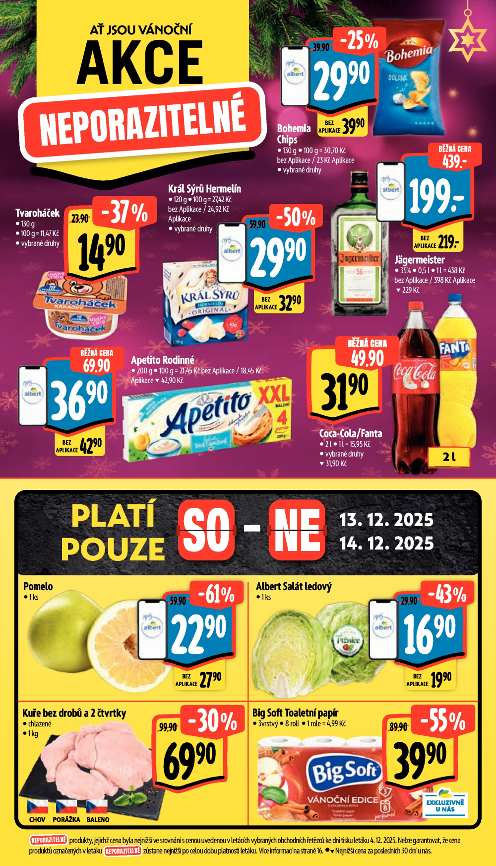 Leták Albert Supermarket leták - Jihlava, Březinova - strana 47