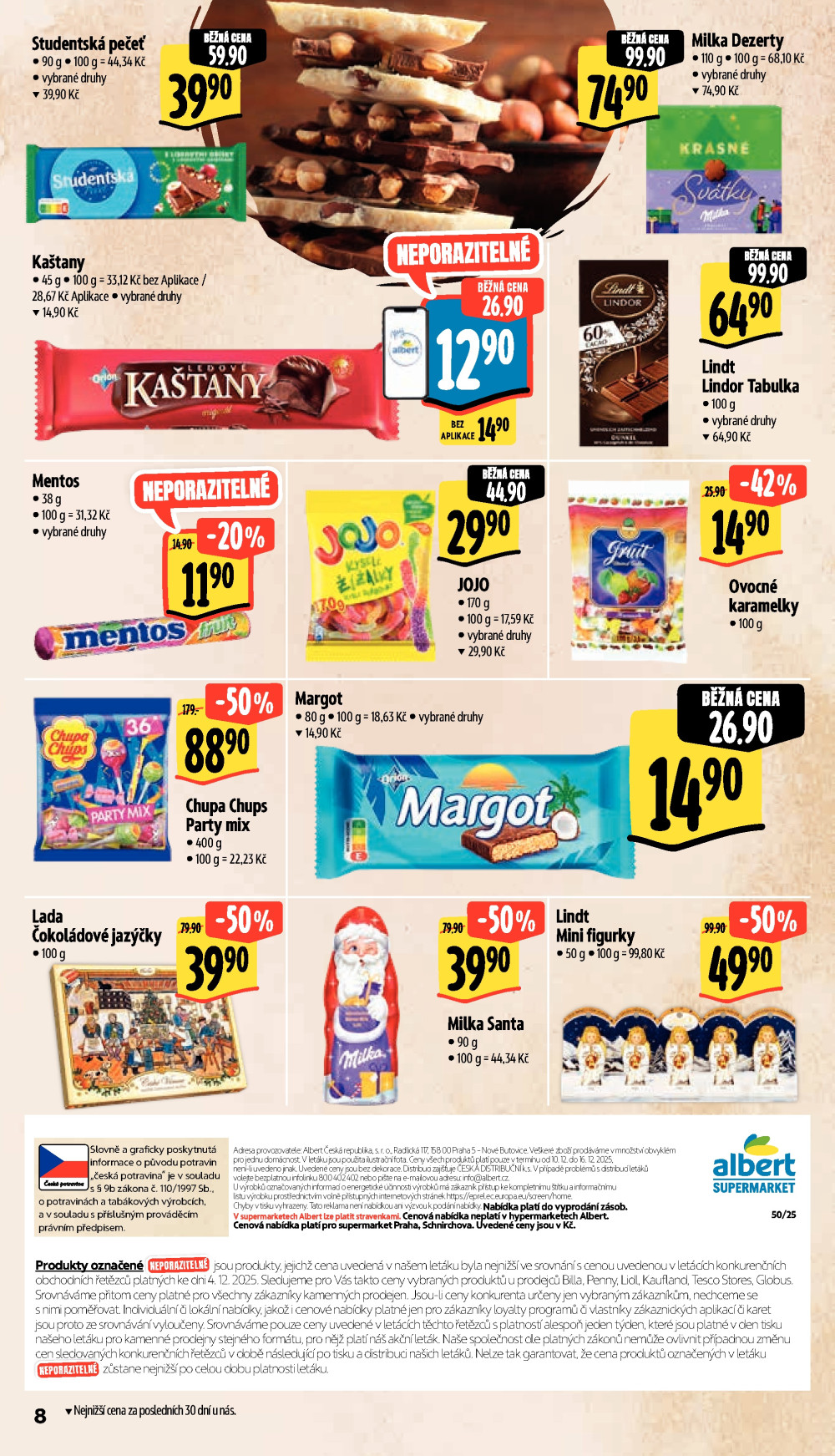 Leták Albert Supermarket leták - Praha, Veletržní - strana 28