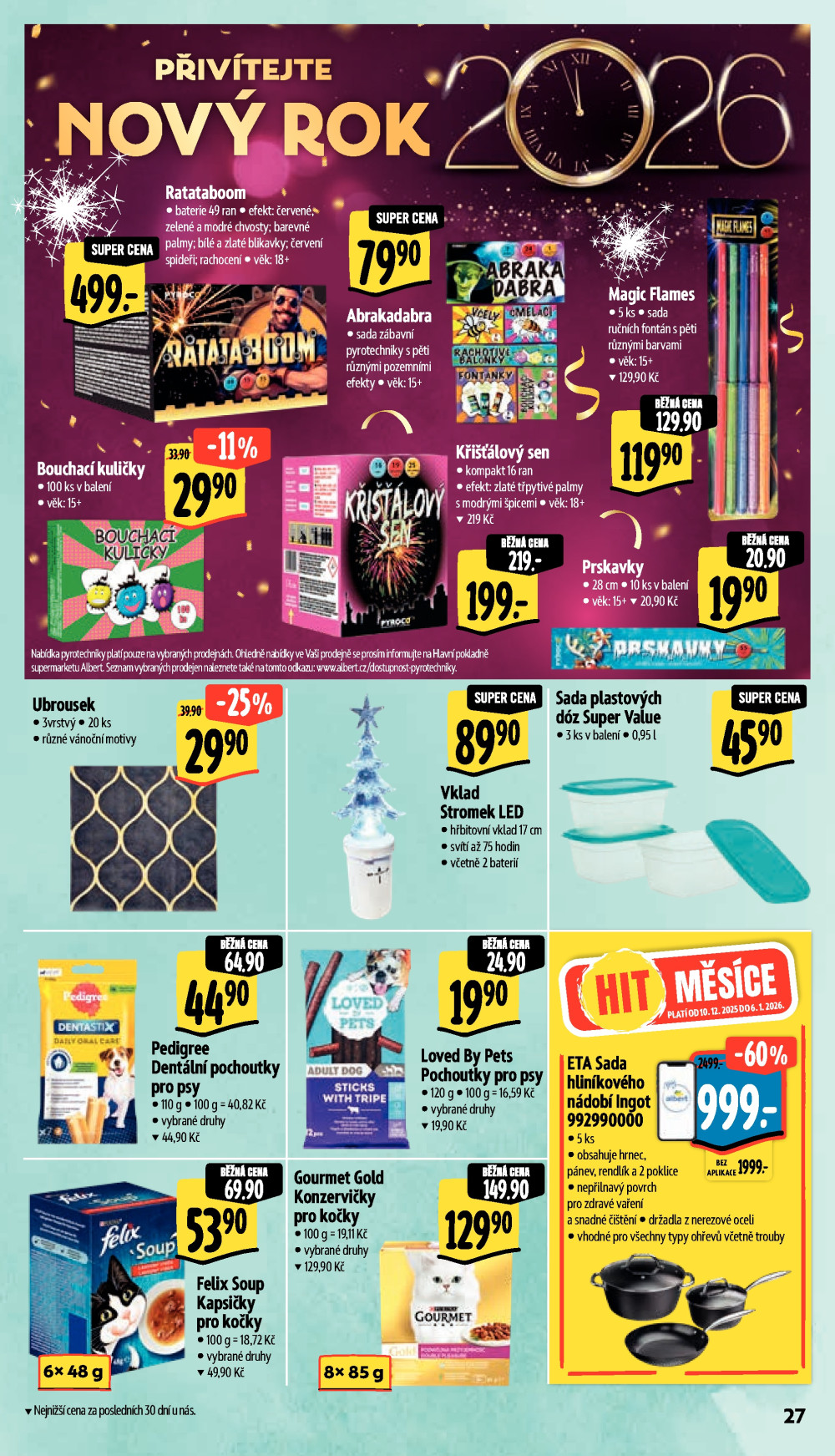 Leták Albert Supermarket leták - Praha, Veletržní - strana 39