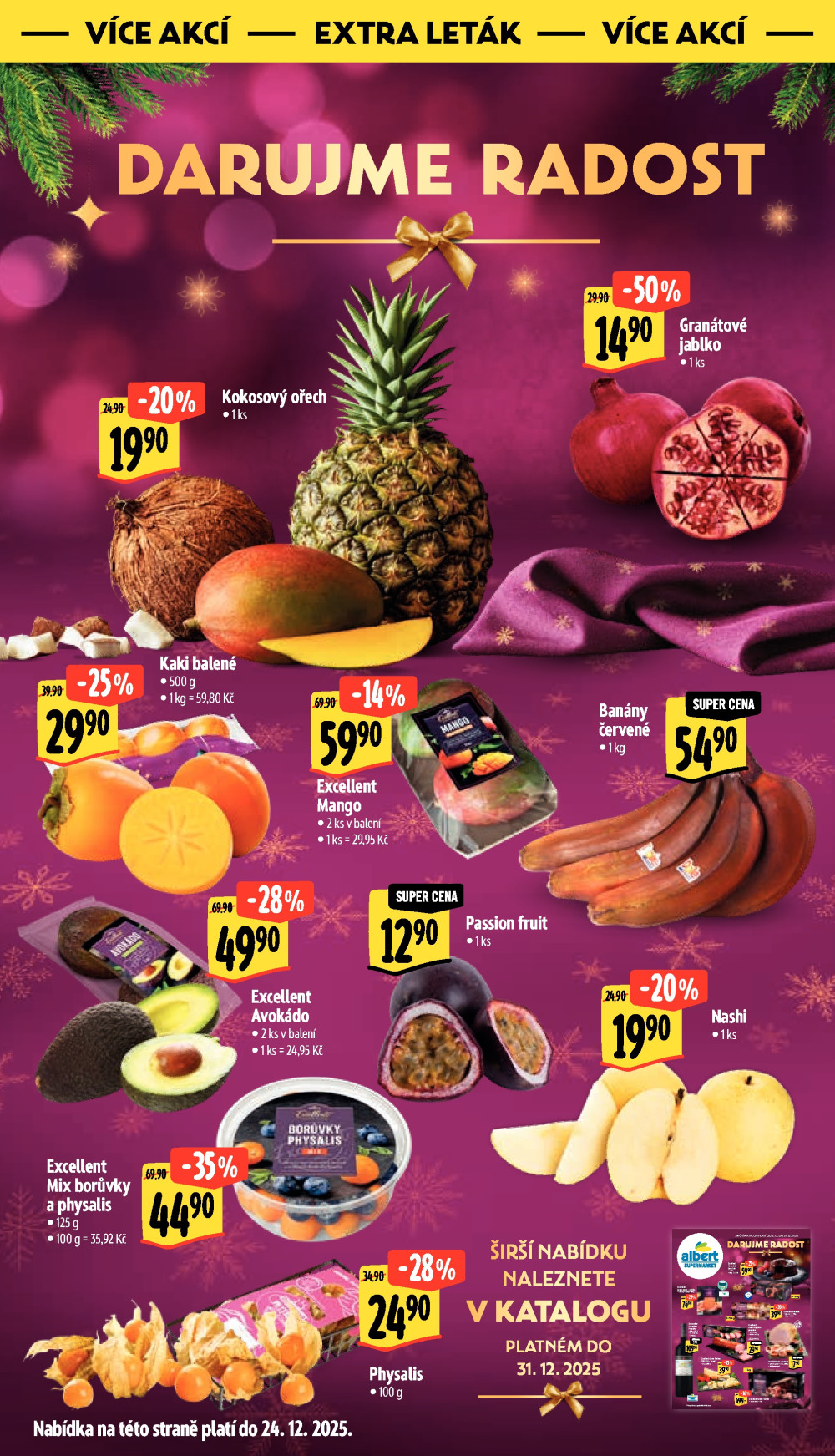 Leták Albert Supermarket leták - Praha, Veletržní - strana 42