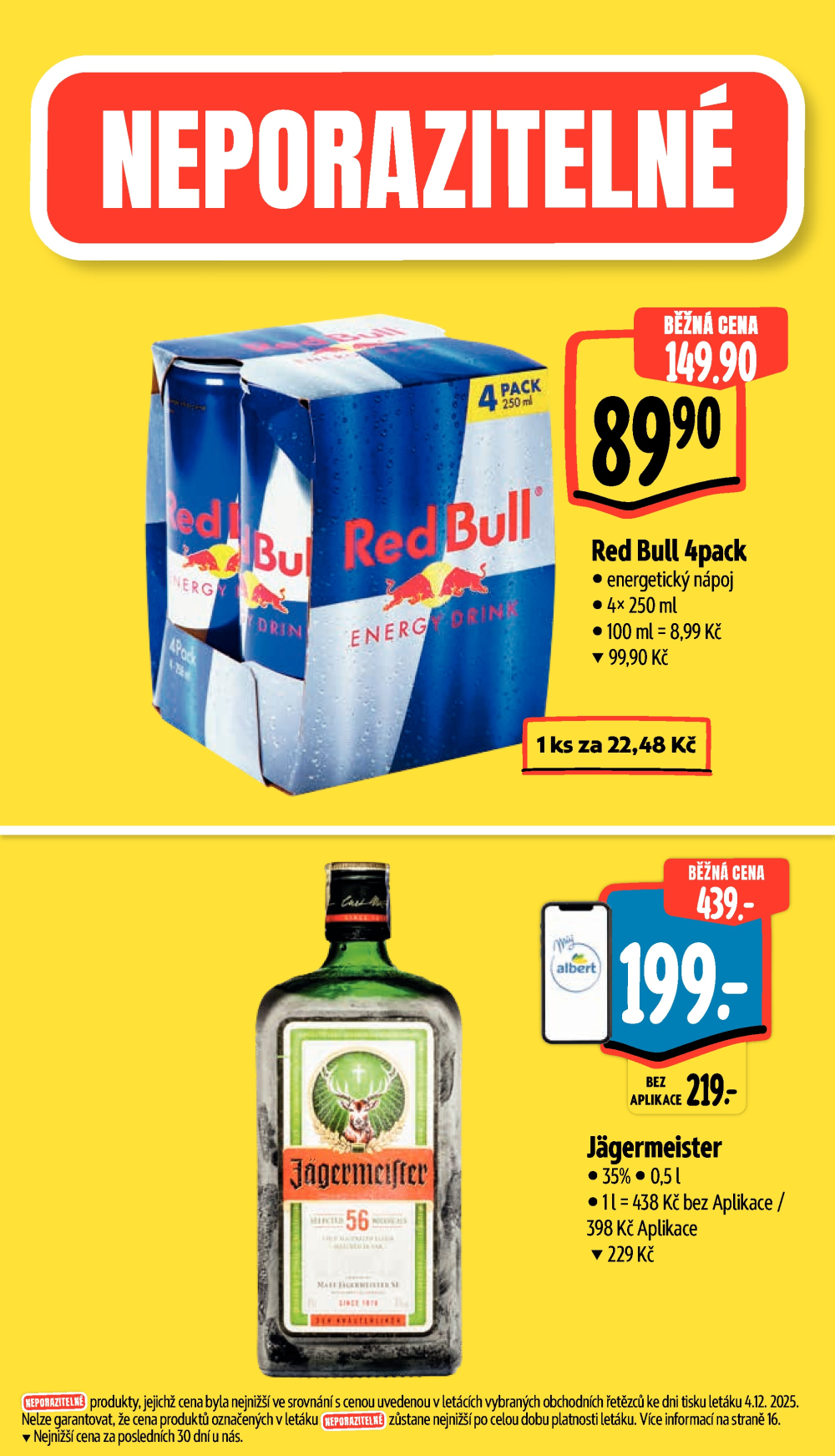 Leták Albert Supermarket leták - Praha, Veletržní - strana 4