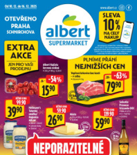 Akční leták Albert Supermarket  - Praha, Veletržní