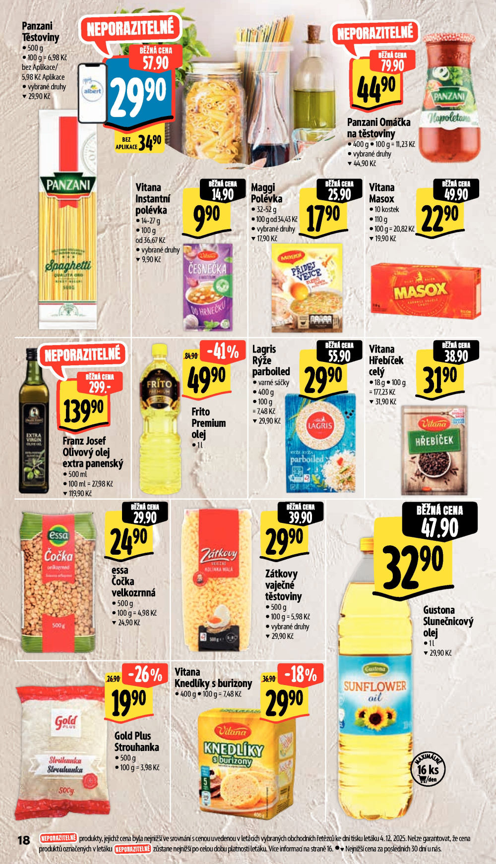 Leták Albert Supermarket leták - Brno, Lidická - strana 30