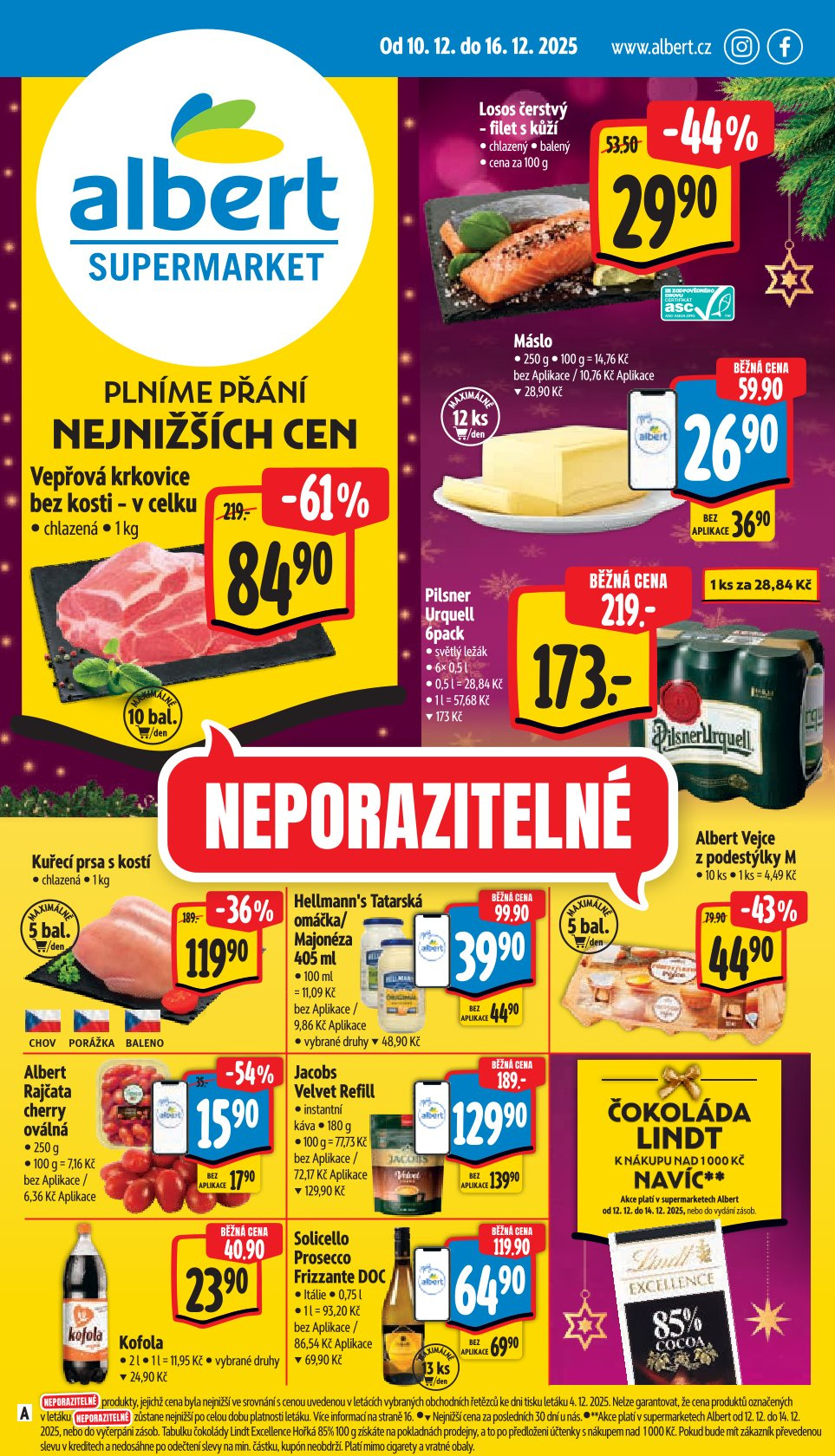 Leták Albert Supermarket leták - strana 1