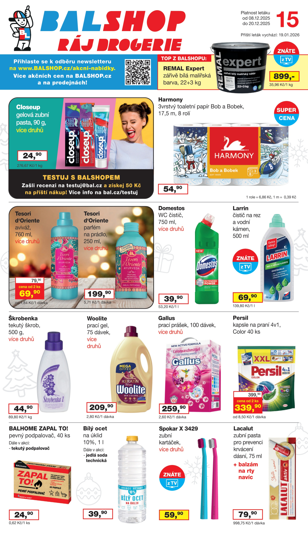 Leták Ráj drogerie leták - strana 1