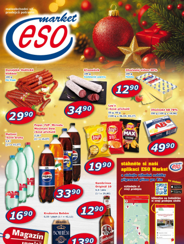 ESO MARKET leták - Magazín
