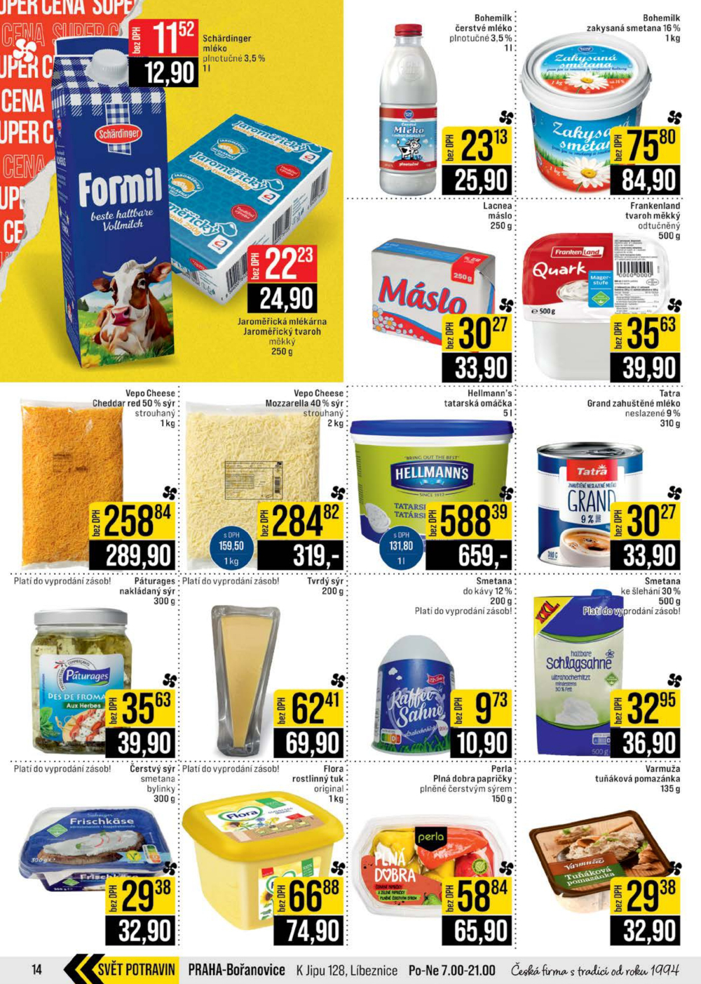 Leták JIP leták CC Cash & Carry - Brno, Ostrava, Praha, Polička, Olomouc, Karlovy Vary, Zlín, Jilemnice, Pardubice - strana 14