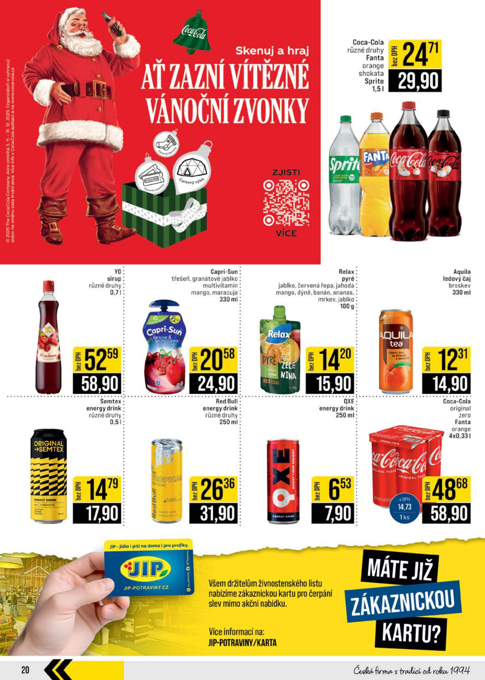 Leták JIP leták CC Cash & Carry - Brno, Ostrava, Praha, Polička, Olomouc, Karlovy Vary, Zlín, Jilemnice, Pardubice - strana 20