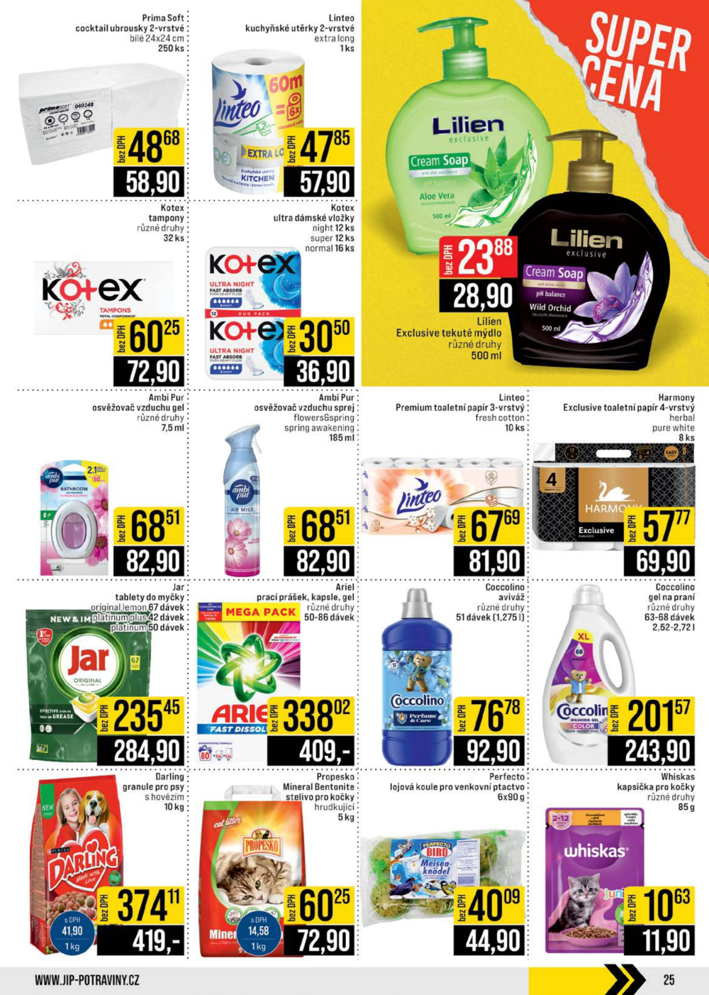 Leták JIP leták CC Cash & Carry - Brno, Ostrava, Praha, Polička, Olomouc, Karlovy Vary, Zlín, Jilemnice, Pardubice - strana 25