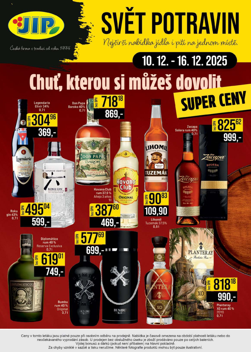 Leták JIP leták CC Cash & Carry - Brno, Ostrava, Praha, Polička, Olomouc, Karlovy Vary, Zlín, Jilemnice, Pardubice - strana 28