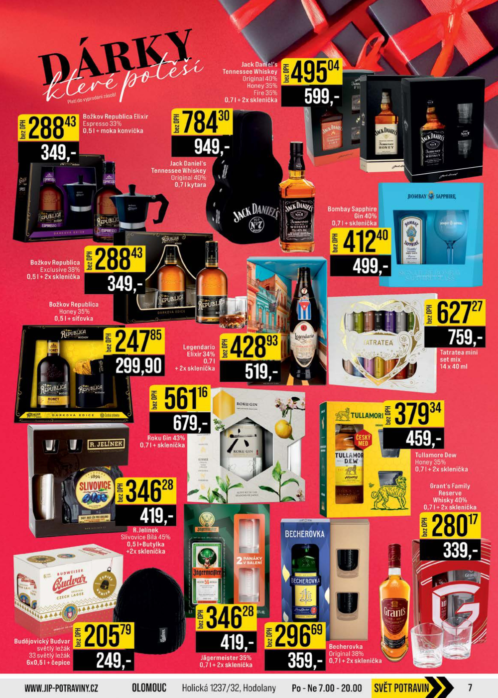 Leták JIP leták CC Cash & Carry - Brno, Ostrava, Praha, Polička, Olomouc, Karlovy Vary, Zlín, Jilemnice, Pardubice - strana 7