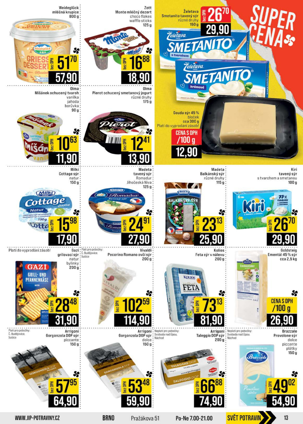 Leták JIP leták CC Cash & Carry - České Budějovice, Most, Náchod, Svoboda nad Úpou, Sušice - strana 13