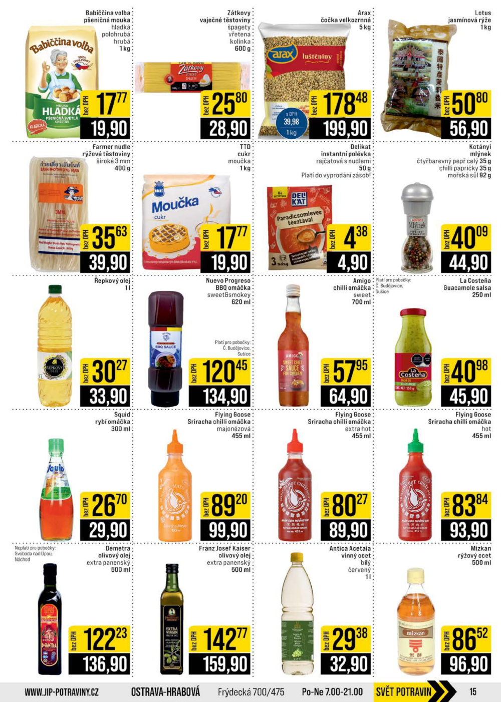 Leták JIP leták CC Cash & Carry - České Budějovice, Most, Náchod, Svoboda nad Úpou, Sušice - strana 15