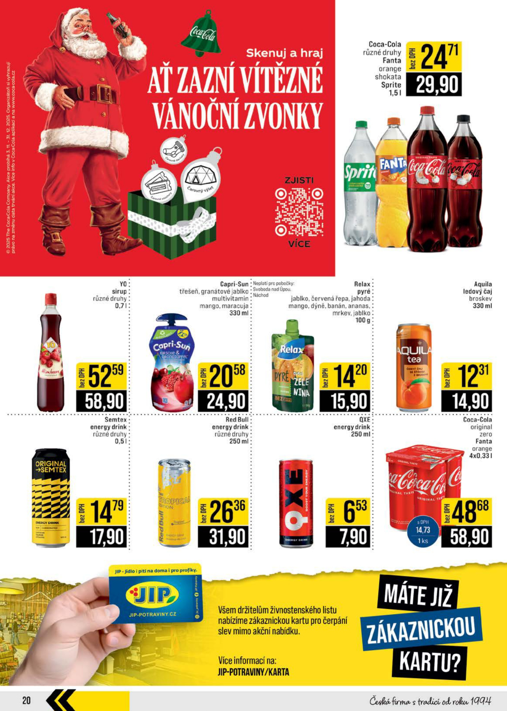 Leták JIP leták CC Cash & Carry - České Budějovice, Most, Náchod, Svoboda nad Úpou, Sušice - strana 20