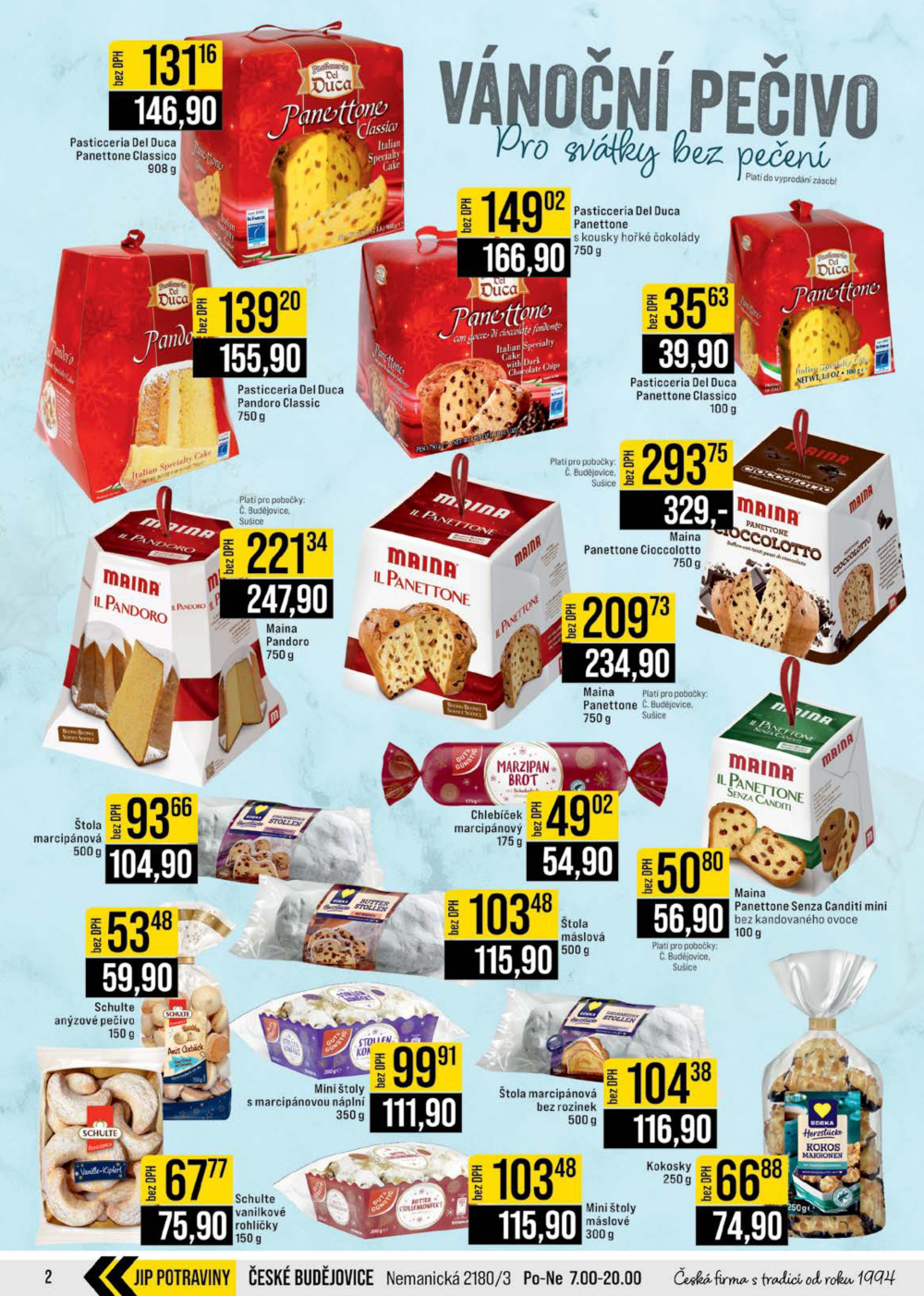 Leták JIP leták CC Cash & Carry - České Budějovice, Most, Náchod, Svoboda nad Úpou, Sušice - strana 2