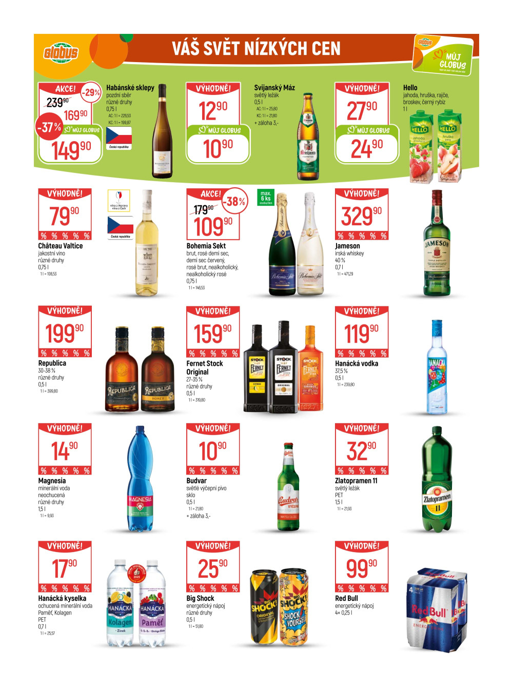 Leták Globus leták Praha - Černý Most - strana 30