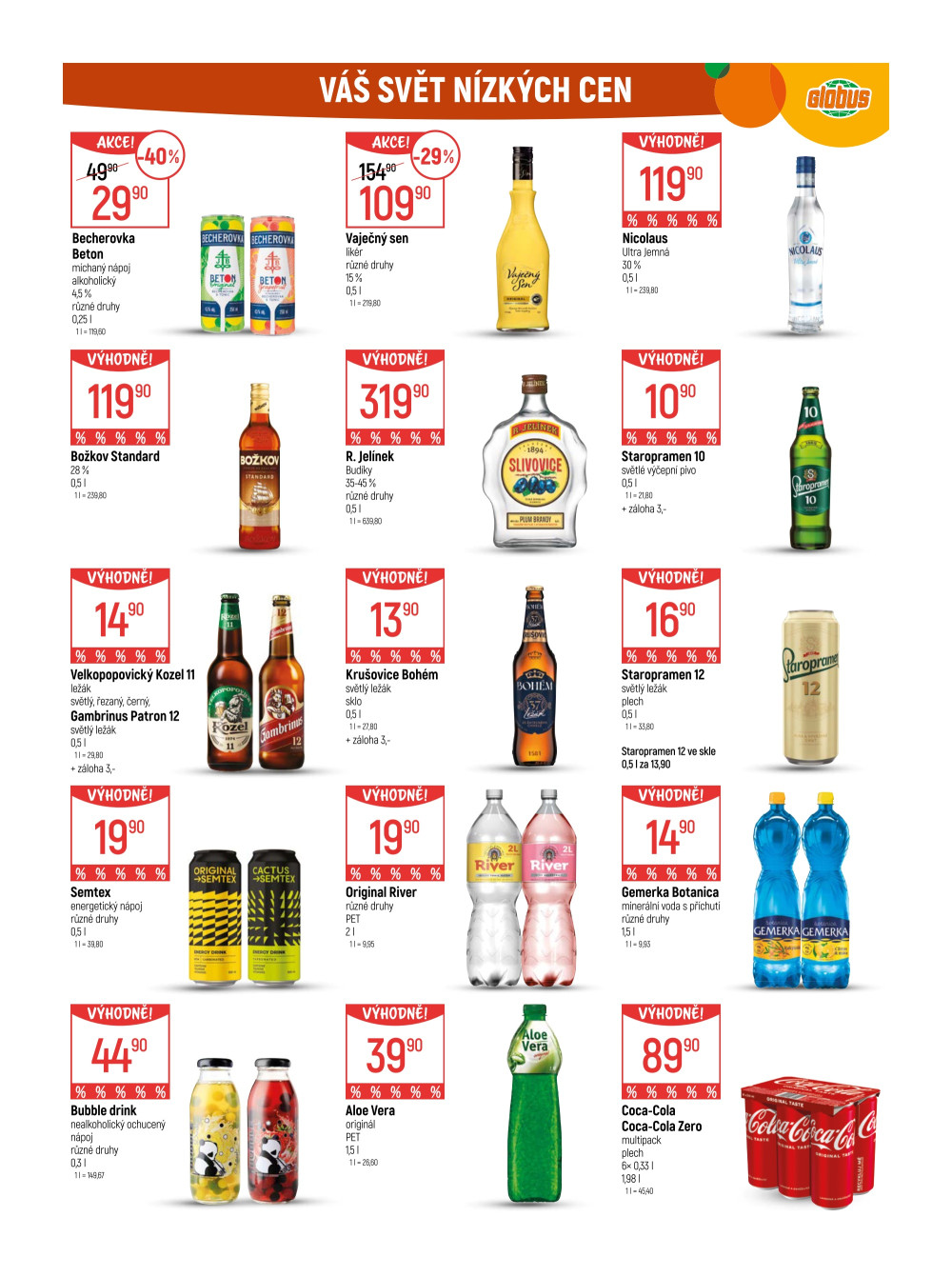 Leták Globus leták Praha - Černý Most - strana 32