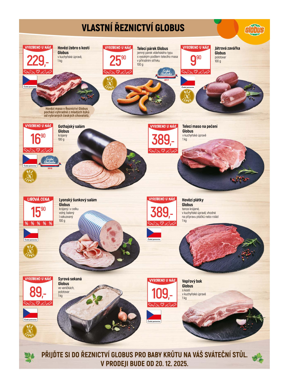 Leták Globus leták Praha - Černý Most - strana 3