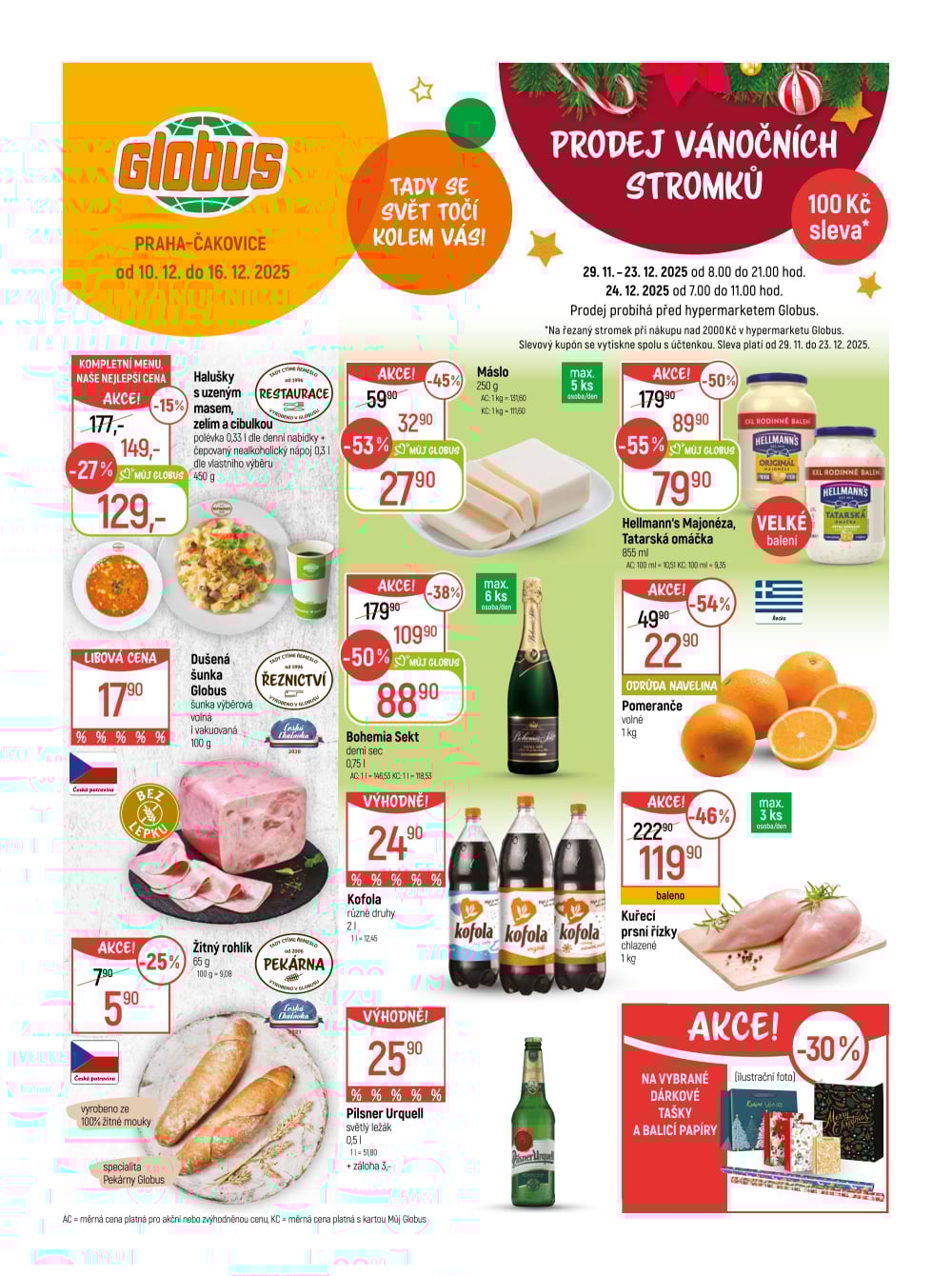 Leták Globus leták Praha - Čakovice - strana 1