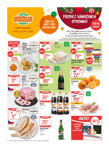 Globus leták Praha - Čakovice