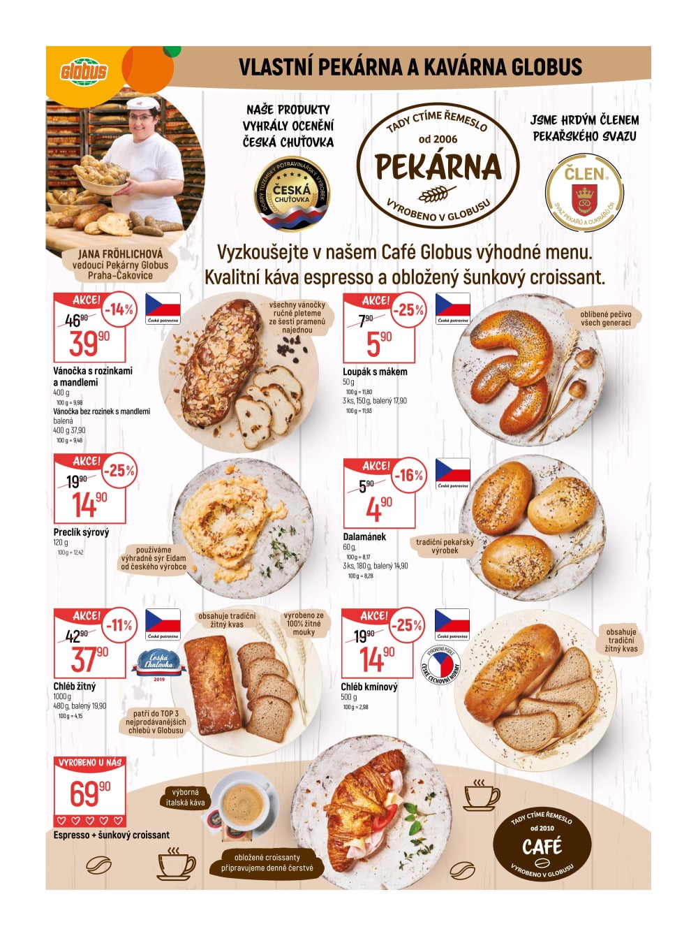 Leták Globus leták Praha - Čakovice - strana 4