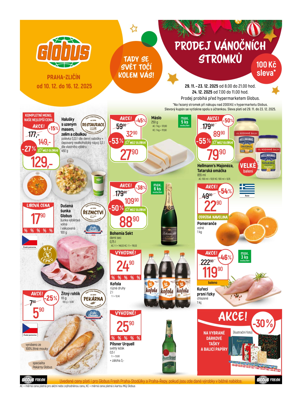 Leták Globus leták Praha - Zličín - strana 1