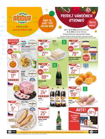 Globus leták Praha - Zličín