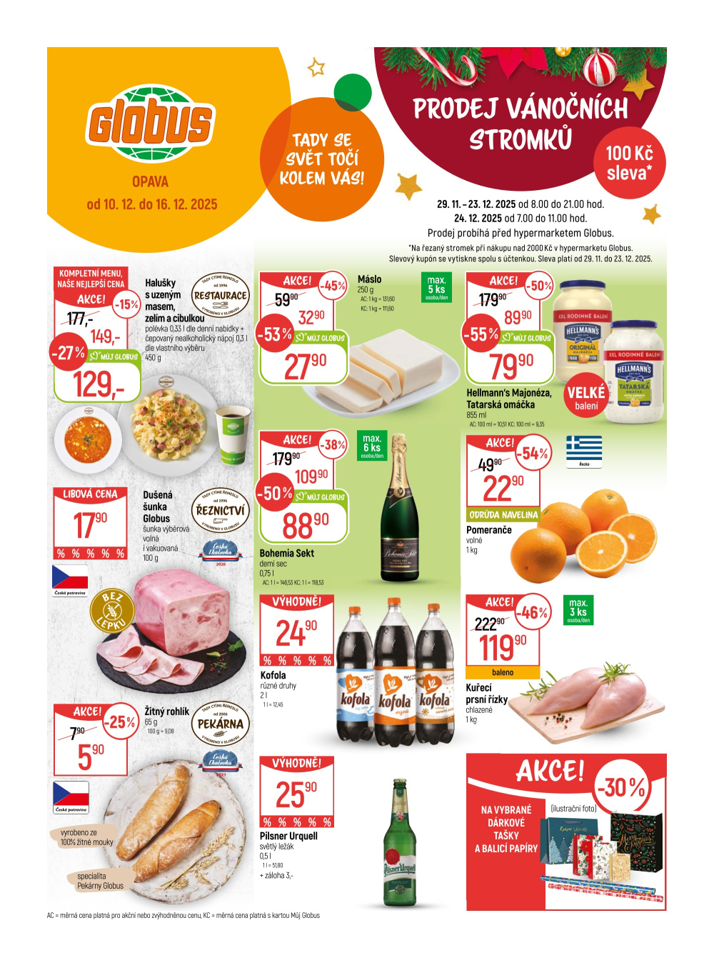 Leták Globus leták Opava - strana 1